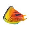 thumbnail image 1 of Cascos Lente Visera Material PC Repuestos Fáciles de instalar Accesorios para cascos Galvanoplastia roja, 1 of 9
