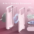 thumbnail image 3 of for iPhone 14 Pro Case, Compatible with Magsafe, with 2X Screen Protector + 2X Camera Lens Protector, Soft Anti-Scratch Microfiber Lining, Shockproof Liquid Silicone Phone Cover, Hot Pink, 3 of 17