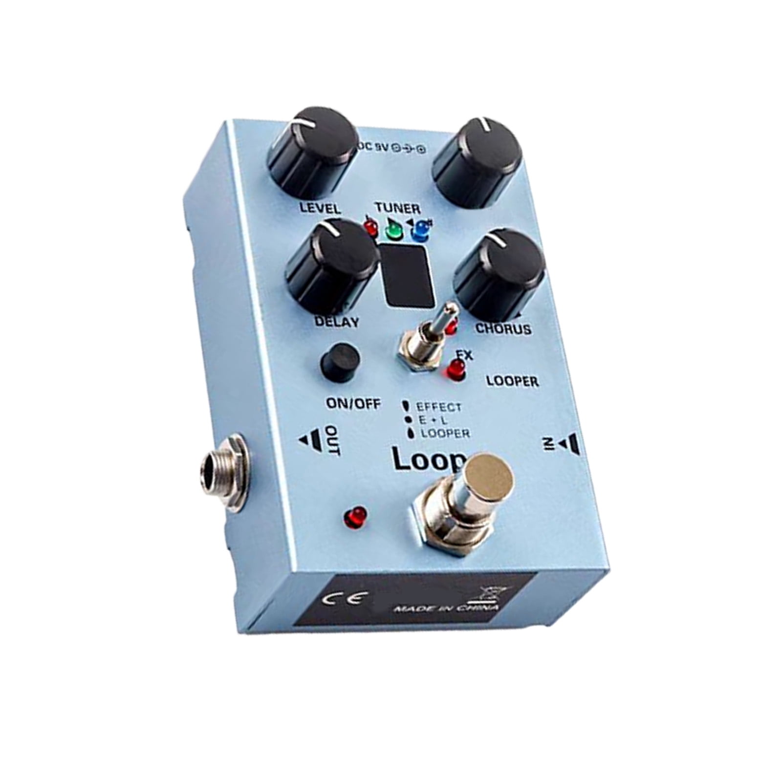 Portable Multi Effects Guitar Pedal Board With Looper Delay Choruses Reverbs And Tuner Electric Guitar Effect Pedal