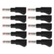thumbnail image 1 of Enchufe 10 Uds Conectores Tipo Banana Telescópicos 4 Mm CAT II 600 V 32 A Funda De PE Para Equipos Digitales 3C De Seguridad Industrial, 1 of 7