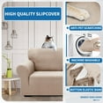 thumbnail image 6 of XYMHUN 1-Piece Sofa Cover Stretch Sofa Slipcover Non-Slip Couch Cover Machine Washable Furniture Protector,Sofa Khaki, 6 of 7