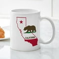 thumbnail image 3 of CafePress - CALI STATE W BEAR Mugs - 11 oz Ceramic Mug - Novelty Coffee Tea Cup, 3 of 4
