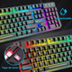 thumbnail image 3 of Kit de teclado y Mouse Free Wolf T13 con cable Negro BLOOSOM Equipo Profesional de Juegos y Oficina, 3 of 4