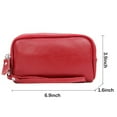 thumbnail image 4 of HAWEE Wristlet Wallet for Women Long Purse Leather Clutch Purse Large Capacity Handbag 3 Zipper Cell Phone Wallet for Ladies, 4 of 6