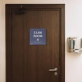 thumbnail image 5 of ADA CENTRAL SIGNS - 6" X6" Exam Room 6 Sign - ADA Compliant Tactile Graphics Grade 2 Braille Text Acrylic Wall Signs - Educational Institution Directional Assistance Test Center Door Sign for Schools, 5 of 7