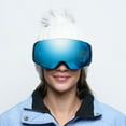 thumbnail image 3 of LOKI Magnetic Diamant™ Anti-Fog Vented Ice Blue Ski Goggles - Bonus Lenses, 3 of 9
