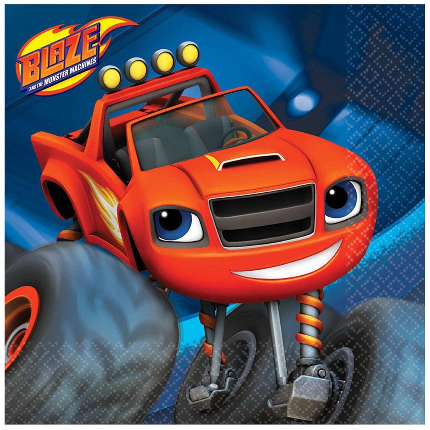 Blaze and the Monster Machines Beverage Napkins by Generic