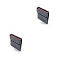 thumbnail image 4 of sweethay Estuche de almacenamiento para relleno de grietas de asiento de automóvil, consola de camión de cuero para vehículo, bolsillo, caja negro rojo 2piezas, 4 of 6