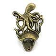thumbnail image 4 of Hampton Nautical Seaworn Blue Wall Mounted Octopus Bottle Opener 6"-Vintage Cast Iron Sea Life Decor, 4 of 7