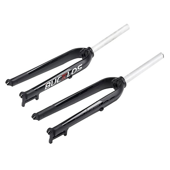 BUCKLOS Mountain Bicycle Rigid Disc Brake Forks 26/27.5/29 Inch Aluminum Alloy Superlight Threadless Straight Rigid MTB Bike Front Forks