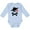 AE-Light Blue, variant on Inktastic Pirate Skull and Cross Bones Boys or Girls Long Sleeve Baby Bodysuit