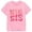 Pink, variant on REDARER Girls' Big Sis Graphic Tee - Letter Printed Round Neck Short Sleeve Casual Fashion Comfortable Kids Summer Everyday Wear Top,3-4 Years