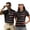 Black American Flag, variant on Binienty Brown Leopard Print Husband Wife Matching Shirts Stretchy Soft Golf Shirts for Women and Men Short Sleeve Quarter Zip Pullover for Workout Pickleball