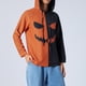 thumbnail image 2 of Sudadera con capucha de Halloween para hombre, jersey con estampado de cara de calabaza de Color cosido, chándal informal de manga larga, ropa de calle, M-4XL, 2 of 4