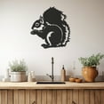 thumbnail image 4 of LaModaHome Exclusive Squirrel Silhouette Metal Wal Art – Durable & Artistic Metal Wall Art for Home and Office Decor, Perfect for Any Interior Design Aesthetic, 4 of 5