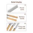 thumbnail image 4 of (Double Faced Comb)Cat Grooming Comb Prevent Fleas Pet Comb Pet Hair Removal Beauty Flea Removal Comb, 4 of 5