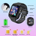 thumbnail image 5 of Eurhowing Kids Smart Watch with Two-Way Call, Kid-Safe Anti-Lost Smartwatch Phone, SOS Call Remote Camera Touch Screen Games, Christmas Birthday Gift for 3-12 Girls Boys, Black, 5 of 8