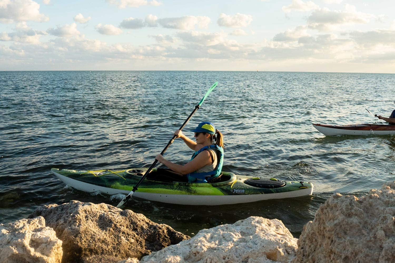 Pelican - Symbiosa Adjustable Kayak Paddle 90.5"-94.4"