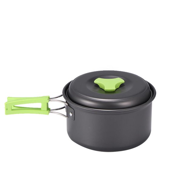 Utensilios De Cocina Para Acampar, Juego De Cocina De Aluminio Para Exteriores, Hervidor De Agua, Olla, Viaje, Senderismo, Picnic, Barbacoa, Equipo De Vajilla Eigraketly OD010677-01
