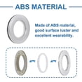 thumbnail image 3 of Ojales, 80 piezas de 4 cm de diámetro interior de plástico ABS, anillos romanos de bajo ruido, anillos de ojal para cortinas de bricolaje, 3 of 5
