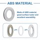 thumbnail image 3 of Ojales, 80 piezas de 4 cm de diámetro interior de plástico ABS, anillos romanos de bajo ruido, anillos de ojal para cortinas de bricolaje, 3 of 5
