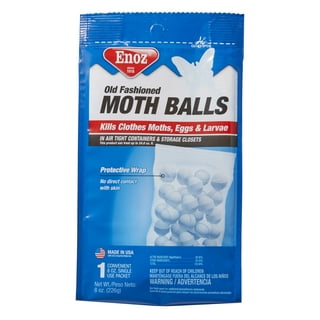 Enoz Old Fashioned Moth Balls, 48 oz, 6 Single Use 8 oz Packets