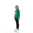 thumbnail image 6 of Pink Angel Girls’ Christmas Sweatshirt – Cozy Fleece Holiday Pullover – Festive Winter Top for School, Parties & Photos – Green Santa- Sizes 4, 6 of 7