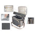 thumbnail image 4 of Unique Bargains Reusable Lunch Bag Insulated Lunch Bag Leakproof Lunch Box Gray, 4 of 6