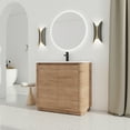 thumbnail image 3 of FFZ 36'' Freestanding Bathroom Vanity with White Ceramic Sink & 2-Soft-Close Door, KD-Packing, Plywood, 3 of 6