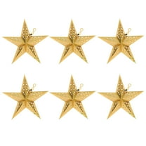 WAXIAYU 6pcs Christmas Star Lanterns for Home Office Party Decor