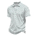 thumbnail image 6 of Tbopshirt Mens Shirts Short Sleeved Plus Size with Collar Business Collar Casual Sports Printed Button Top Shirt,S-3XL, 6 of 6