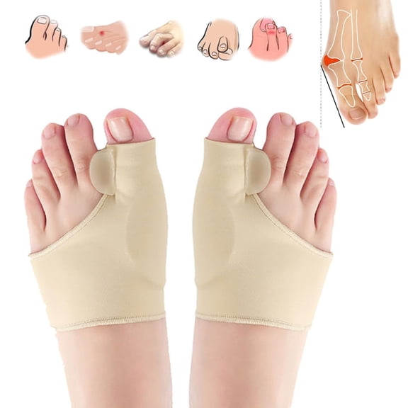 1Pair Bunion Protector, Bunion Corrector and Orthopedic Hallux Valgus Relief Splint,Comfortable Orthopedic Toe Corrector,Gel Bunion Corrector for Men & Women,Relief Pain i