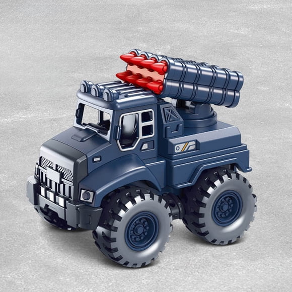 UsTZtai Voiture Jouet Avion Militaire, Véhicule Missile de Simulation à Propulsion Inertielle, Figurine Articulée Multi-Articulations pour Garçons, Aucune Pile Nécessaire pour le Jeu des Enfants