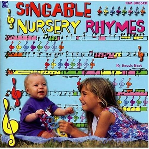 Kimbo Educational Singable Nursery Rhymes Song CD for PK to K Grade