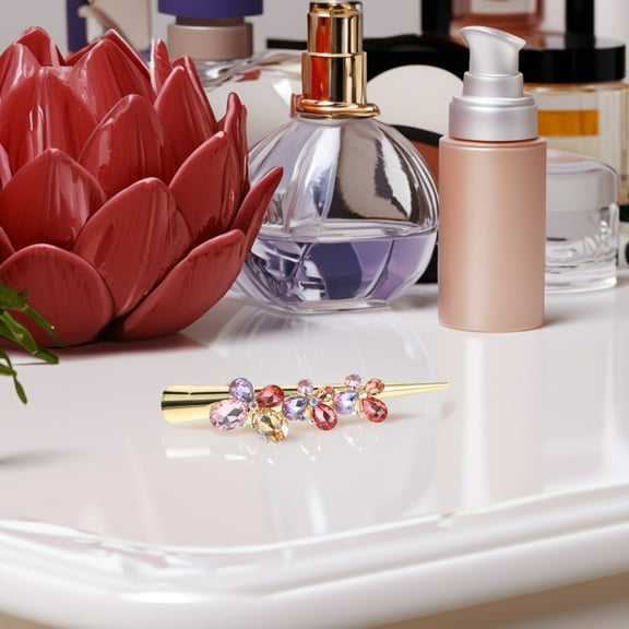 MLINS Alligator Hair Clip Sparkly Rhinestone Hairpin Glitter Butterfly Barrette Hair Jewelry Crystal Ponytail Holder Decorative Hair Accessories For Women Multi