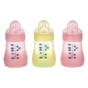 MAM - Girls' 5-oz Bottles, 3-Pack, BPA Free