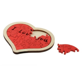 Set of 12 Heart Shaped Blank Jigsaw Puzzles to Draw On for Valentine's –  BrightCreationsOfficial