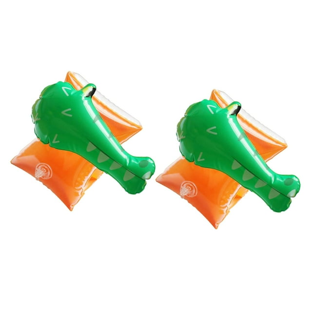koolsoo Kids Inflatable Swim Arm Bands Tube Armlets Summer Lightweight Floating Circle Crocodile