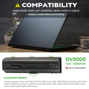 Laptop Battery for HP Pavilion DV2000 DV2100 Dv2200 Dv2400 Dv6000 Dv6100 Dv6300 Dv6500 Dv6700 Compaq Presario C700 Battery
