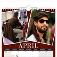 thumbnail image 5 of Calendario de Pared con los Mejores Mullets del Mundo 2025 Calendario de Peluqueros con Mullets Vista Diaria Diario y Organizador, 5 of 5