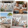 thumbnail image 5 of Brown Sea Turtle Coastal Outdoor Waterproof Pillow Covers, Summer Beach Coral Starfish Nautical Decorative Square Throw Pillowcase Sofa Cushion Sham for Patio/Couch/Chair, 20"x20" 2 Pack, 5 of 8
