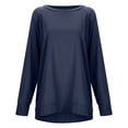 thumbnail image 1 of WEAIXIMIUNG Chandail en Molleton pour Femmes Chandails en Molleton Col Rond Tendance Manches Longues Pull Vêtements 2024, 1 of 7