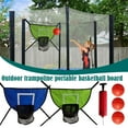 thumbnail image 5 of 5pcs Trampoline Hanging Basketball Stand Childrens Outdoor Trampoline Convenient Basketball Sports Board Toy Outdoor Set, 5 of 9