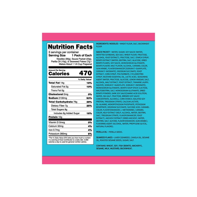 Korean Bros, Korean Soba Noodles, 390g, 3 Servings - Walmart.com