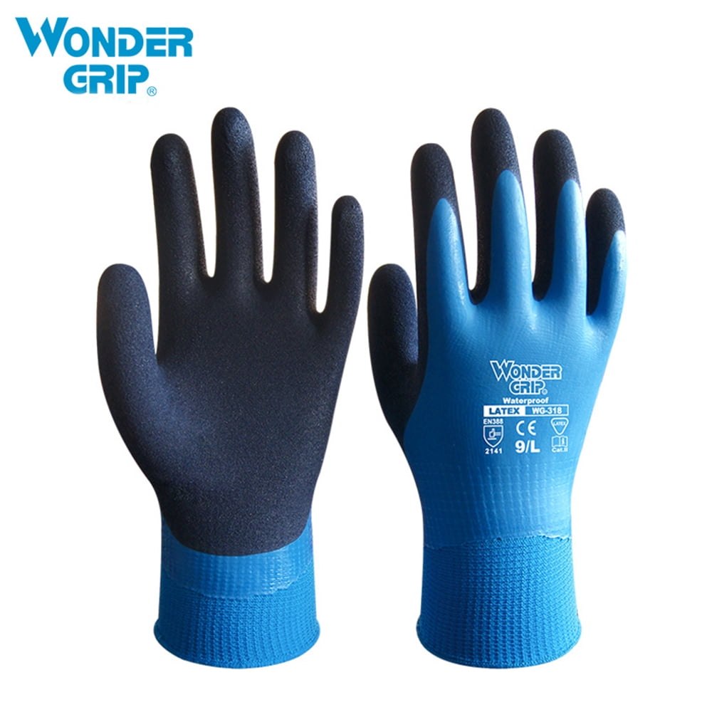 Wonder Grip Coldproof Work Gloves Double Latex Coated Safety Protection Gloves 
