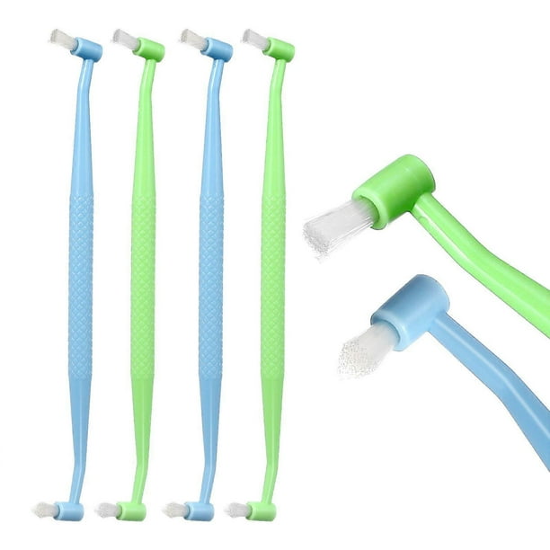 8pcs Tooth Intermediate Brushes Double Ended Tooth Brushes for Braces Mouth Cleaning