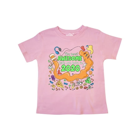 

Inktastic Only The Most Awesome Kids are Born in 2020 Gift Toddler Boy or Toddler Girl T-Shirt