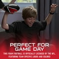 thumbnail image 5 of Franklin Sports NFL Arizona Cardinals Football - Kids Foam Football - Soft Football - Mini Size - Perfect for Gameday - 8.5" 3D logos!, 5 of 7