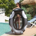 thumbnail image 1 of Swimming Chair Thicked PVC Colorful Swimming Ring Soft Sturdy for Beach Vacation, 1 of 9