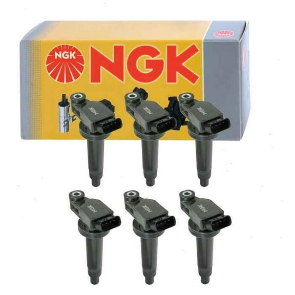 6 pc NGK Ignition Coils compatible with Lexus RX300 3.0L V6 1999-2003